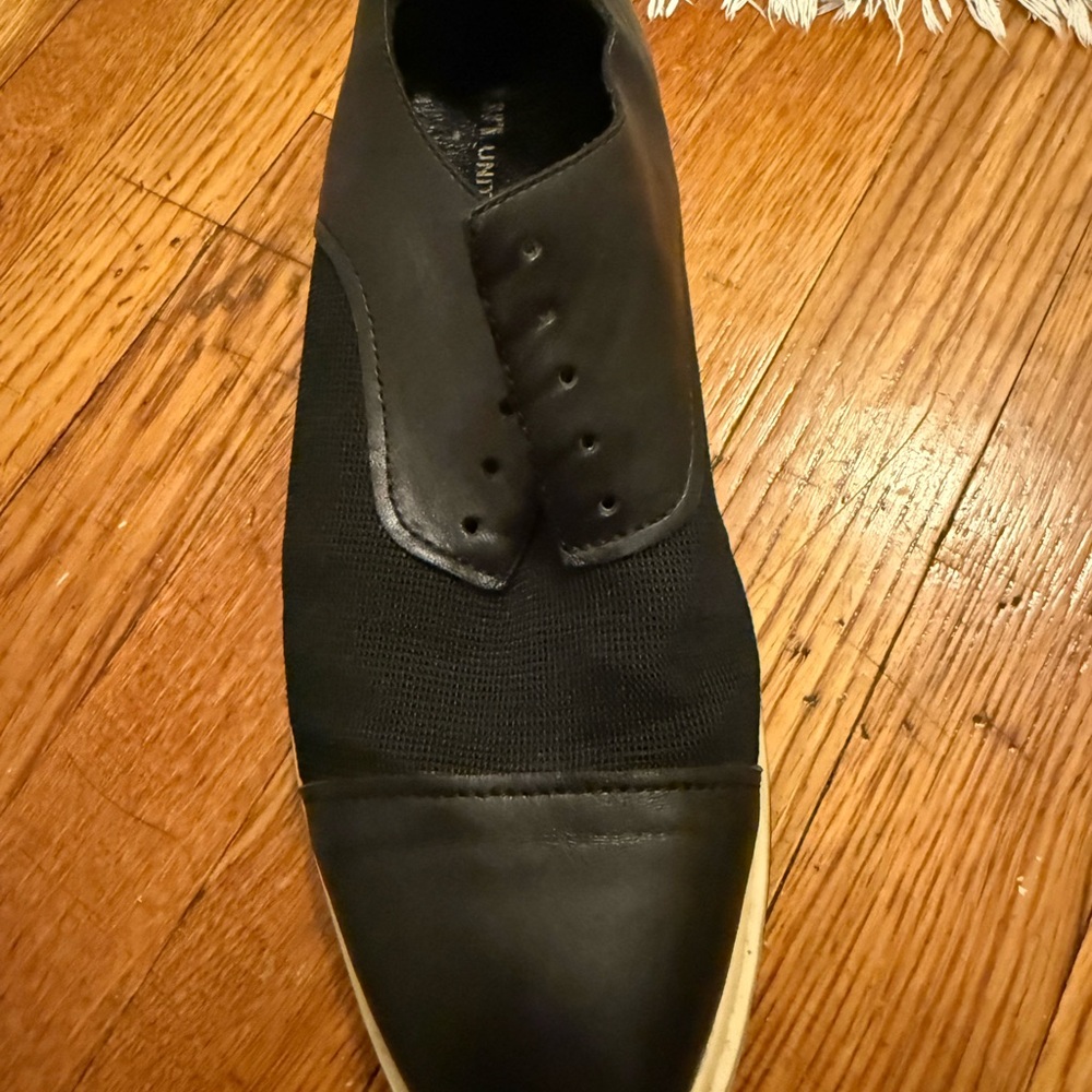 United Nude Black Oxfords Polished Leather Lace-Up